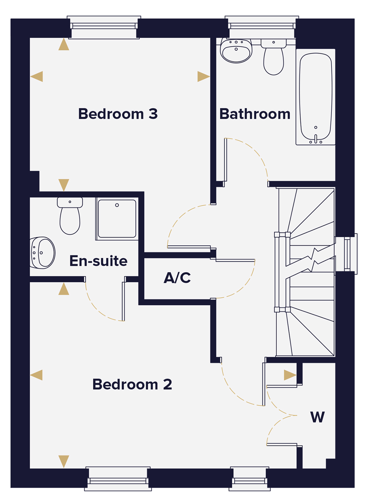 The Juniper - Three Bedroom Terrace House | Hopkins Homes | Kingsfleet ...