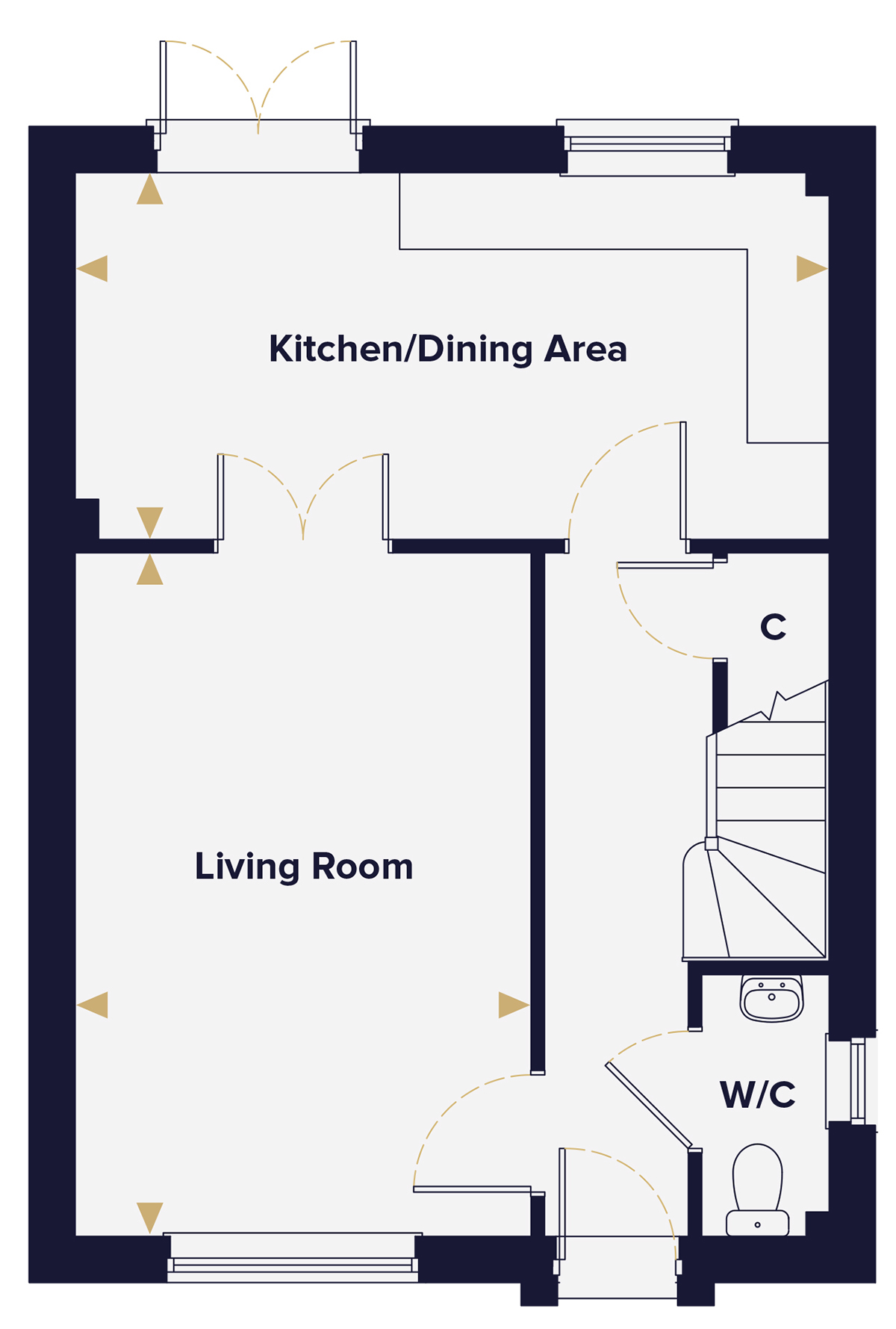 The Juniper - Three Bedroom Terrace House | Hopkins Homes | Kingsfleet ...