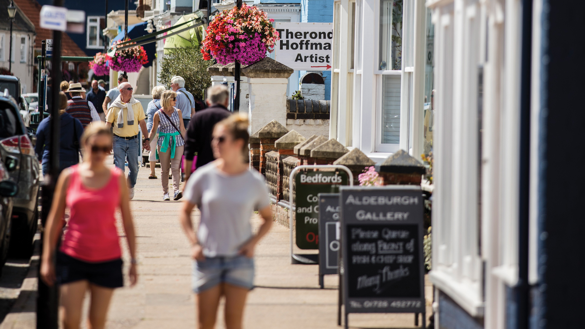 Take a stroll on Aldeburgh High Street in Suffolk