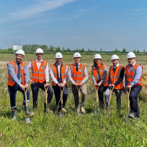 people wearing hard hats and hi-vis