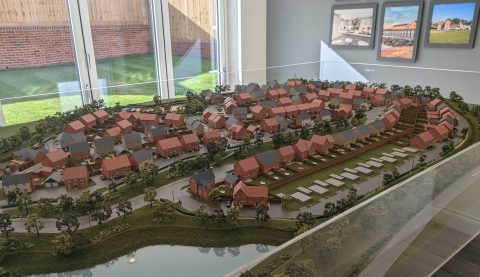 Chediston Place boasts a model of the development