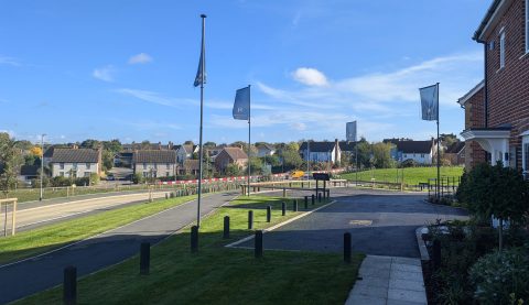 View into Halesworth from Chediston Place